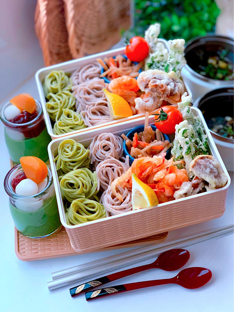 海老と紅生姜のかき揚げレシピ~お蕎麦＆天麩羅のLunchTime~